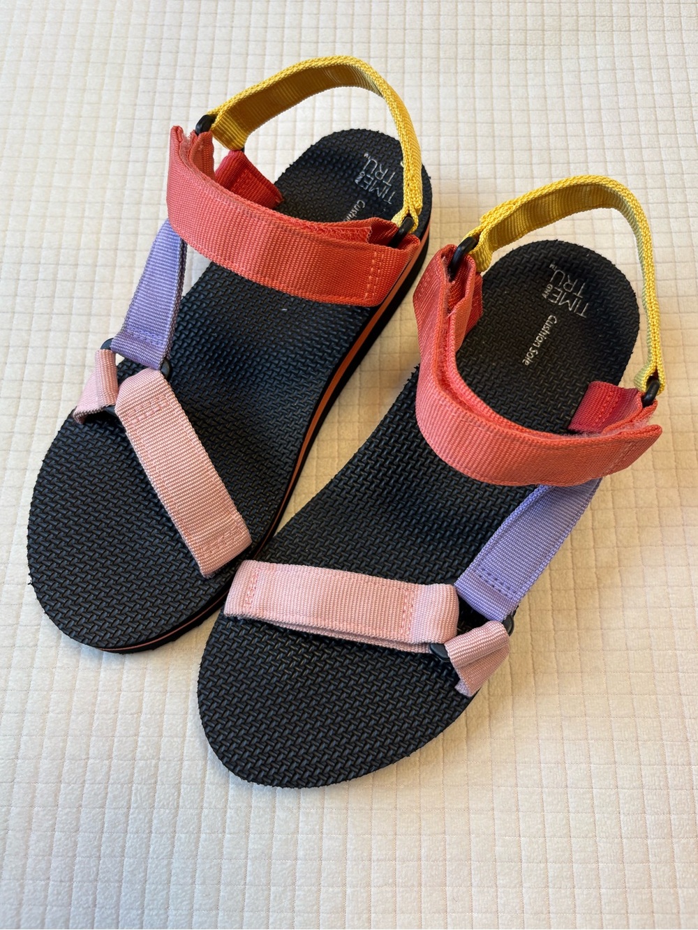 Time and Tru colorful sandals